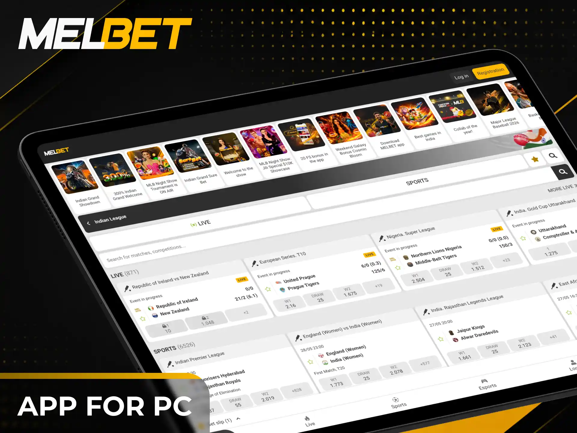 Install the Melbet app for PC to enjoy smooth desktop betting.