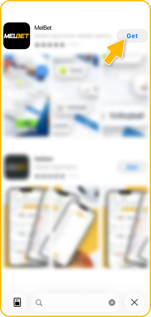 Download the app to your Apple device to play Melbet Aviator.